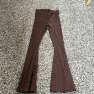 Aerie Flared Ribbed Leggings